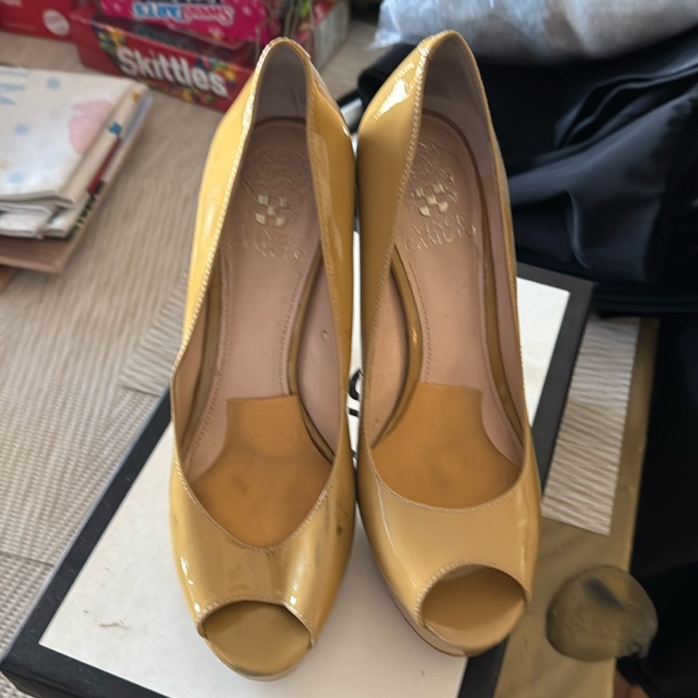 Vince Camuto open toe stiletto